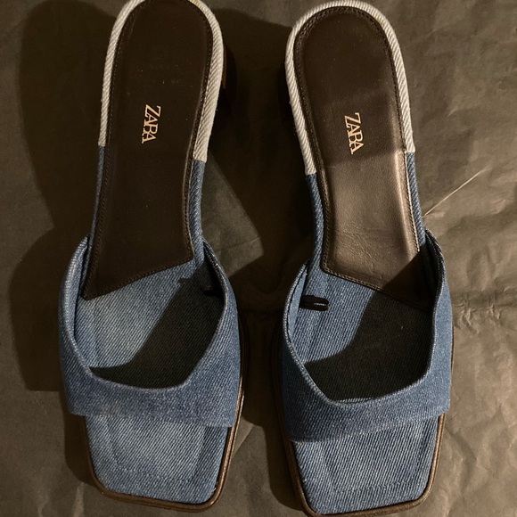 Denim Bag and Denim Kitten Heels Bundle - Picture 3 of 4